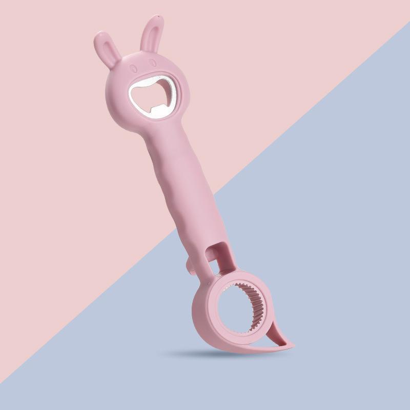 Bottle Opener, Multi-functional Beer Bottle Cap Opener, Four-in-one Multi-purpose Universal Can Opener, Creative Bottle Screwdriver