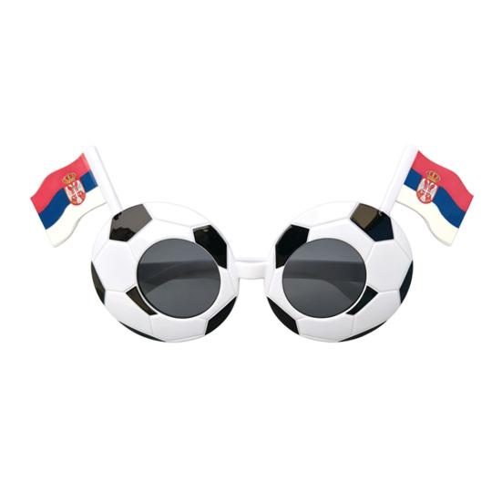 Fußball-Event-Sonnenbrillen, Stadion-Jubel-Sonnenbrillen, Schwarz-Weißer Fußballrahmen, Nationalflaggen-Sonnenbrillen, Neuartige Foto-Requisiten für Partys