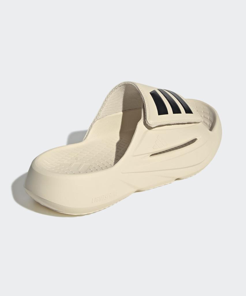 Adidas Lightblaze Slide - Wonder White:Black / Js3586