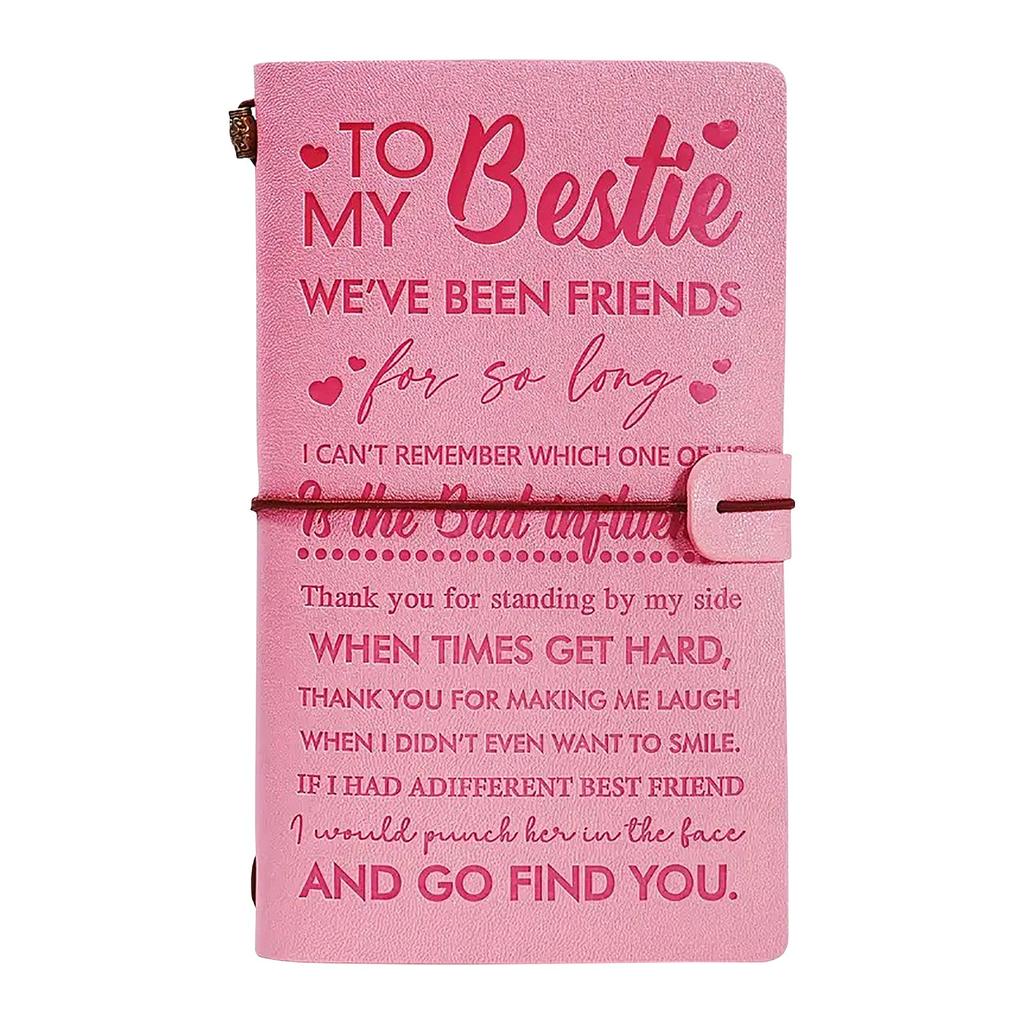 PU Leather Notebook, Card Slots, And Storage Pocket, Perfect Gift For Family And Friends