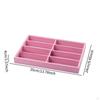 Sunglasses Organizer Tray 8 Compartments Space Saving Modern Eyeglasses Storage Box Eyewear Holder