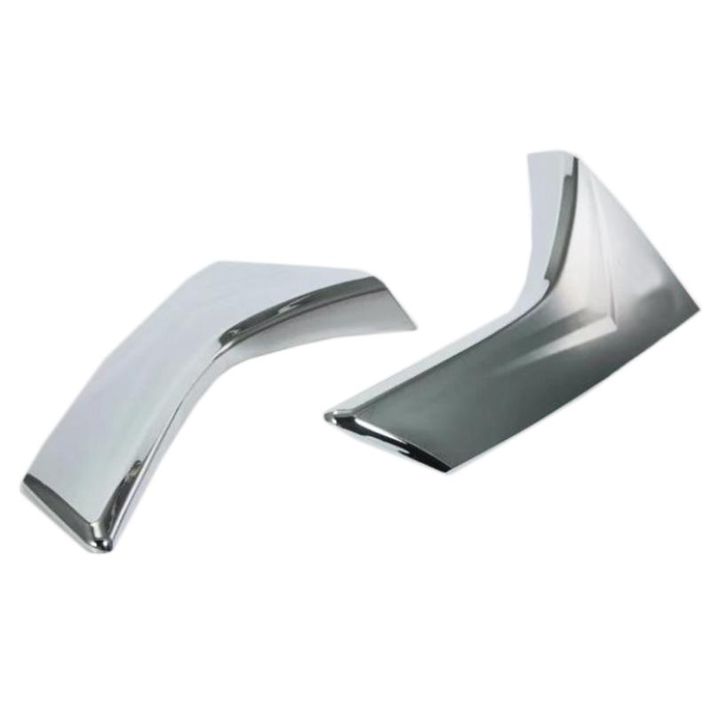 2pcs Brand New Silver ABS Rear Window A Pillar Trim Cover Frame Sticker for Subaru XV 2018 Luxurious Car Styling Accessories