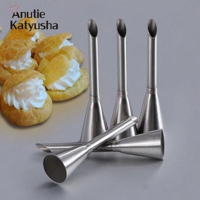 Strumento per soffi di fiori affollati di bocche per tubazioni in acciaio inossidabile per decoratori di dessert