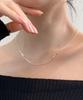 47Bag 925 Silver Layered Silver Chain Necklace S/ S