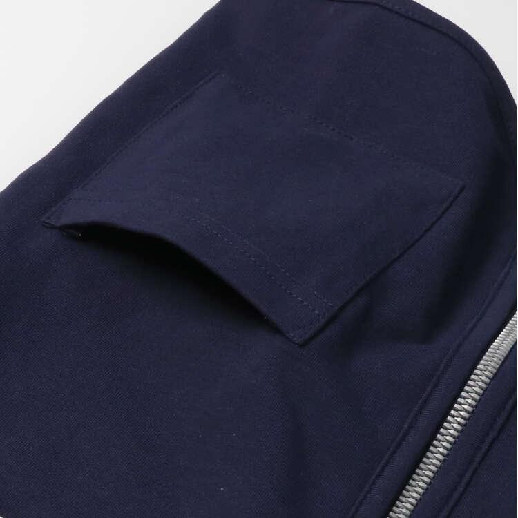 [Kinderkleidung] Moujonjon (Moujon John) Strickjacke mit Reißverschluss vorne und Stickerei 90cm-140cm M50401