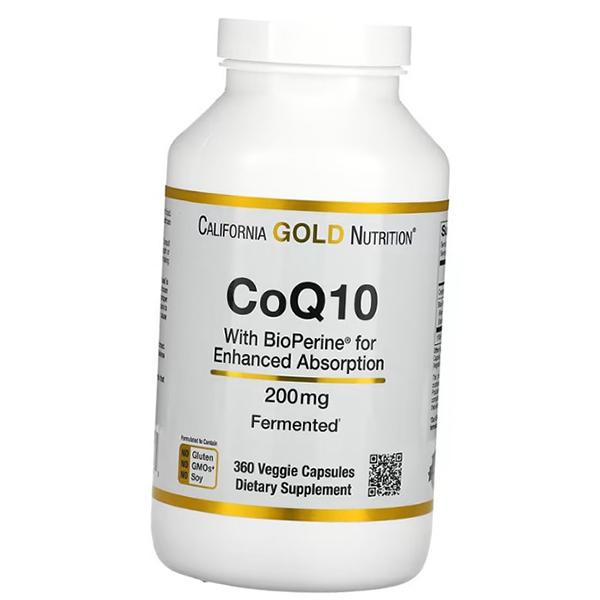 

Коэнзим Q10 с экстрактом BioPerine, CoQ10 USP with Bioperine 200, California Gold Nutrition 360вегкапс (70427003) 360vcaps