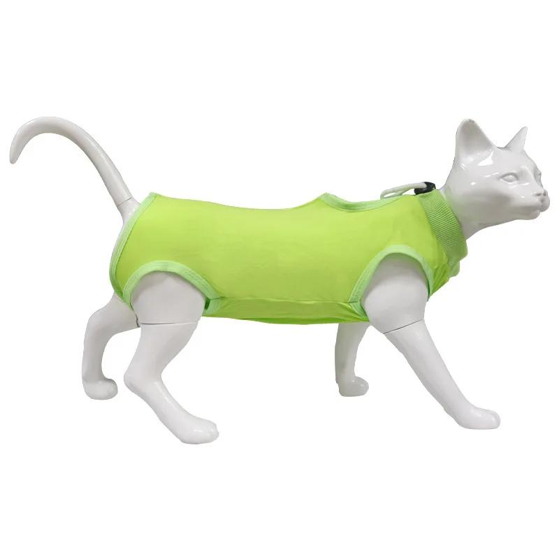 Comfortable Thin Stretchy Pet Recovery Suit for Cat Dog Surgery Spaying Neutering Aftercare Stretchy Cat Clothes Accessory