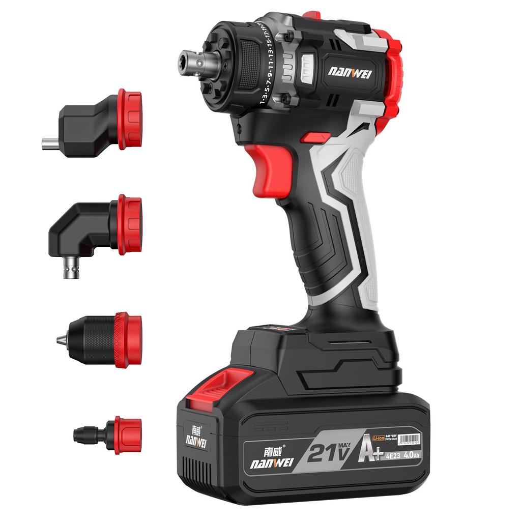 NANWEI Multi-head - Electric Screwdriver with Brushless Motor