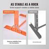 Hydraulic, 12 Ton H-Frame Floor, Stamping Plates, Adjustable Working Table Height for Bending or Straightening Metal, Garages, or Homes Shop Press,