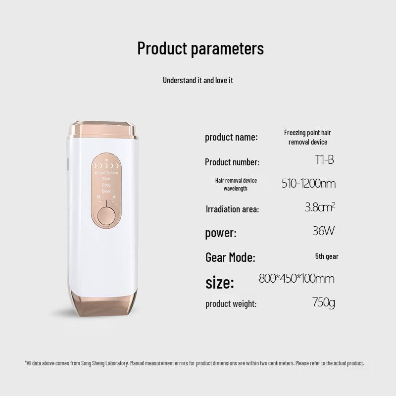 In Stock Ice Point IPL Hair Removal Device – Painless Laser Shaver