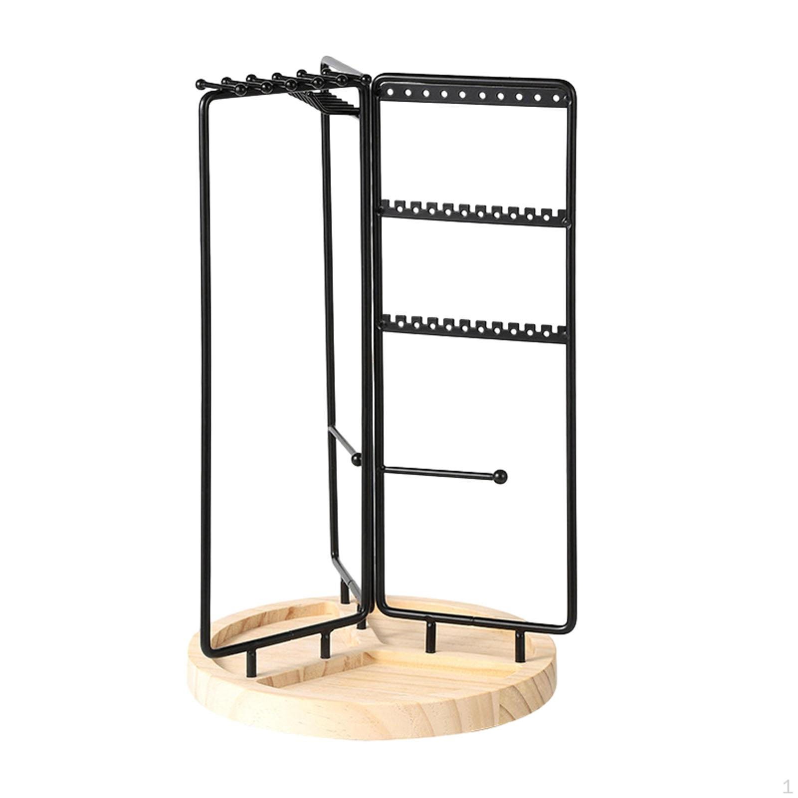 

Chic Jewelry Display Stand for Elegant Necklace And Earring Showcase чёрный