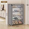 Space-Saving Multi-Layer Dust-Proof Shoe Rack for Indoor Storage