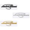 Metal 3D Car Rear Trunk Body Sticker Emblem