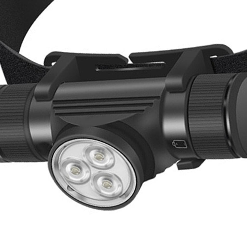 Head Lamp Aluminum Alloy Lightweight Waterproof Super Bright TYPE C Rechargeable LED Headlight