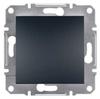 Asfora 1-Pole Connector Without Frame Anthracite Eph0100171
