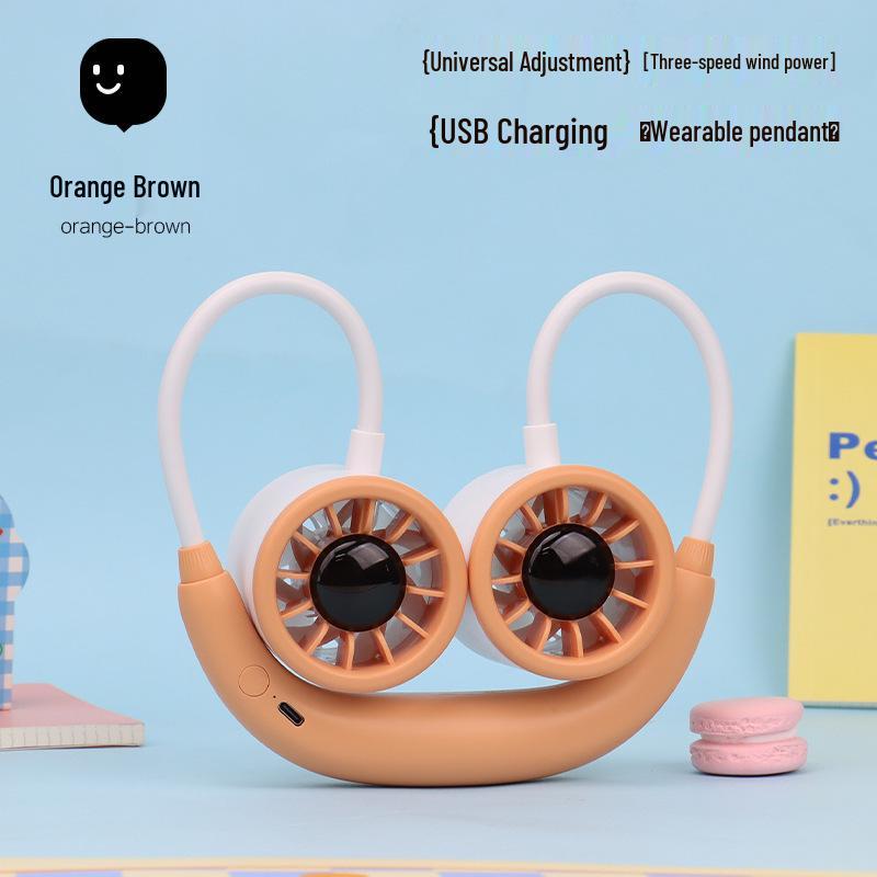 

Neck-Hanging USB Rechargeable Foldable Fan for Outdoor Travel Factory/Wholesale/Foreign Trade/Cross-Border