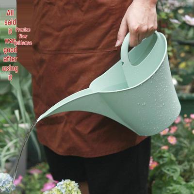 Long-Spout Plastic Watering Can for Outdoor Gardens