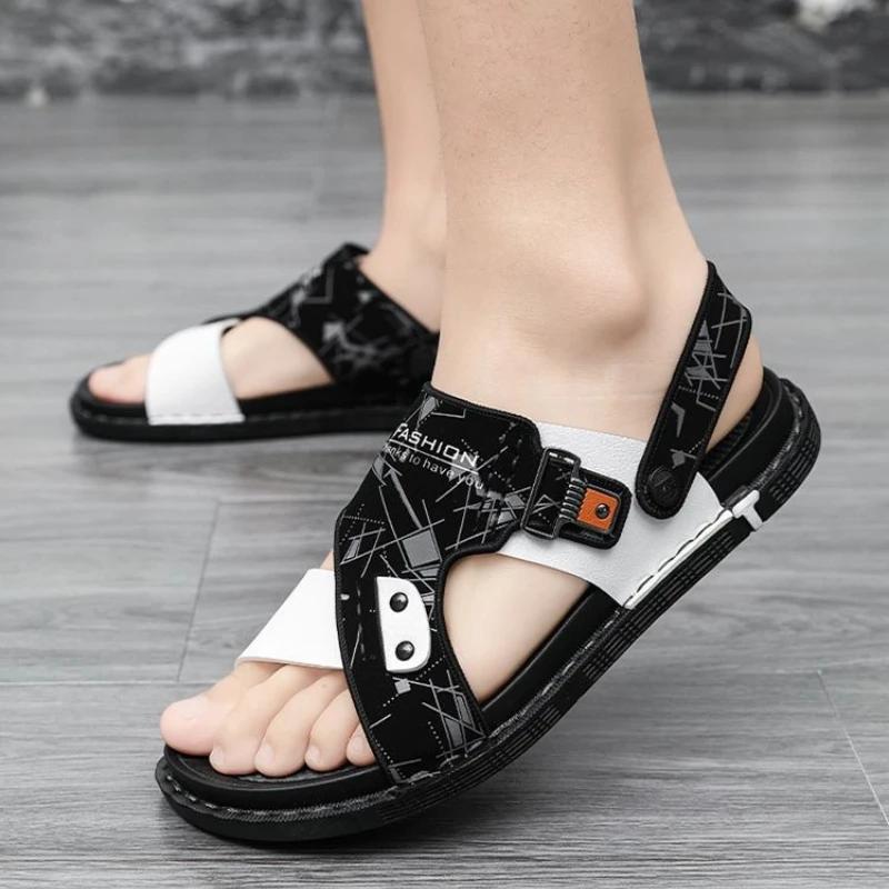 Fashion With Platform Male Shoe Height Ultralight Rubber Cheap Liquidation Summer Sale Japanese New Arrival Adult 39 Color Men's Sandal