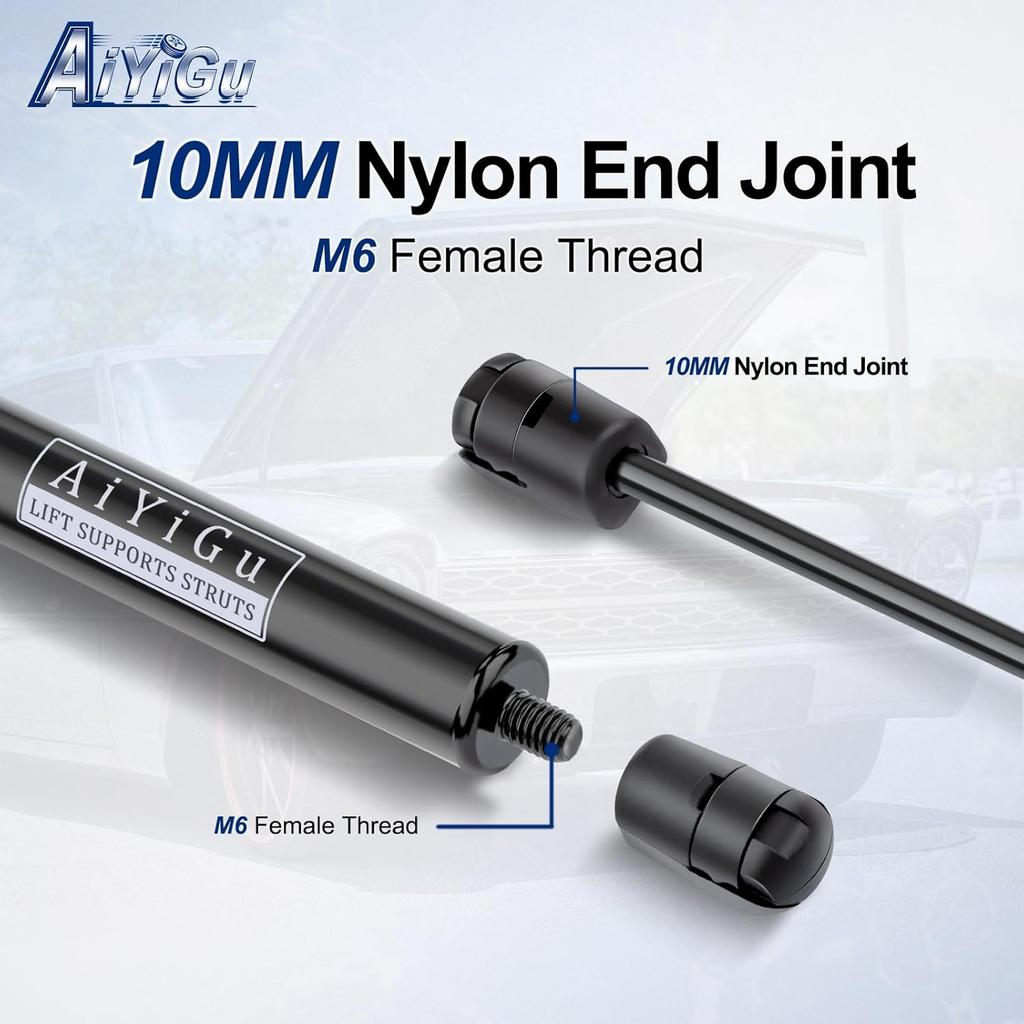 1.5" Higher Rear Window Glass Shocks Struts Lift Supports Gas Springs Compatible With 2000-2005 Ford Excursion 1.5" Additional Opening For 2 & 4Wd,