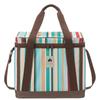 LOGOS Design Cooler 25 (Blue Stripe) 81670705, Foldable Cooler Box