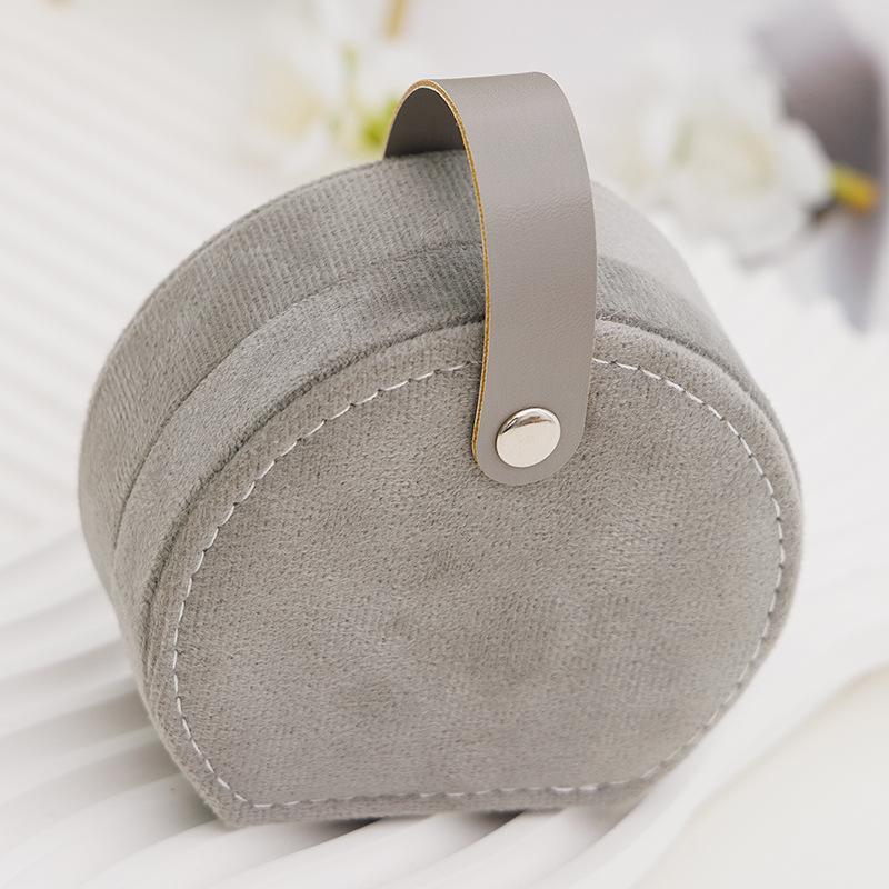 Portable Jewelry Box, Flannel, Mini Portable Cute Box, Necklace, Rings, Earrings, Earrings, Studs, Jewelry, Jewelry Storage Box