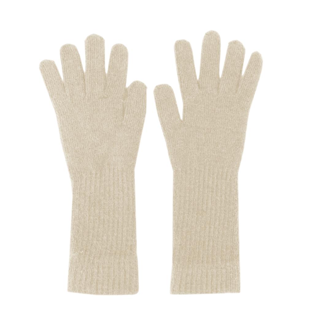 Comfortable Long Cuffs Gloves Stretchy Wrist Coverage Comfort Outdoor Activity Breathable Winter Gloves