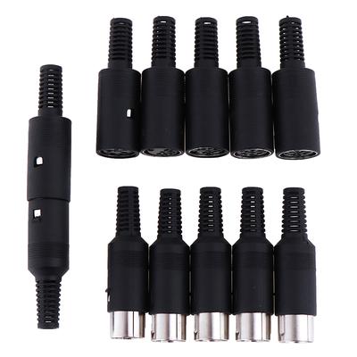 Din-Steckerbuchse 3/4/5/6/7/8-polig Stecker/Buchse Chassis-Kabelmontage