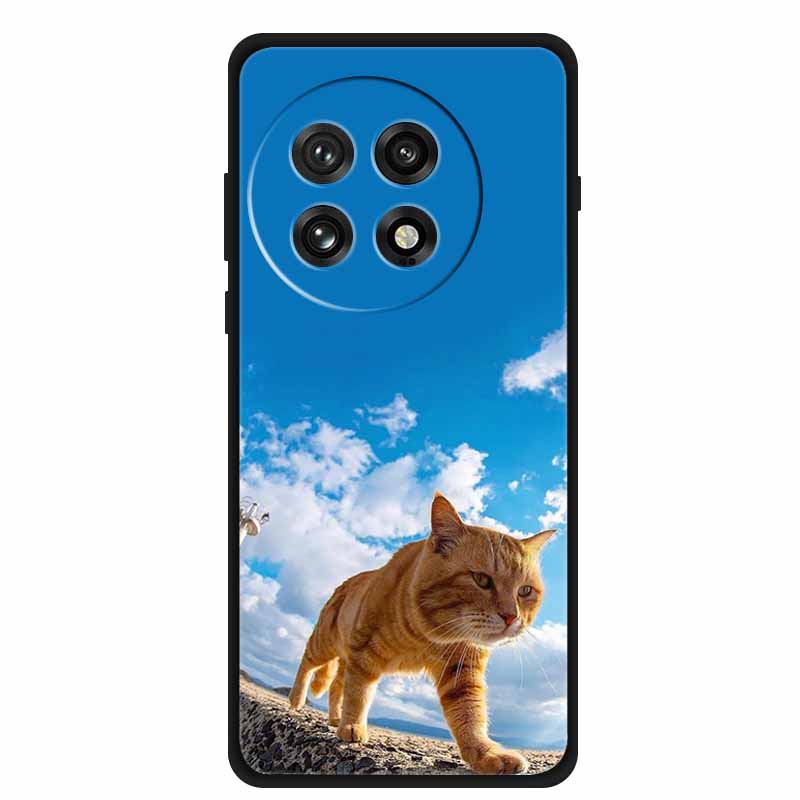 For OnePlus 13R 5G Case Cute Animal Printing Silicone Soft Bumper Covers for Oneplus 13R 1+13 R TPU Coques Phone Cases Back Capa