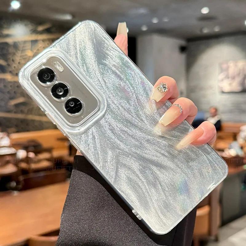 Case For Samsung Galaxy A56 A36 A26 A16 A06 4G A55 5G A35 A25 A15 A05 S A54 A34 A24 A14 A73 A53 Luxury Shiny Laser Phone Cases