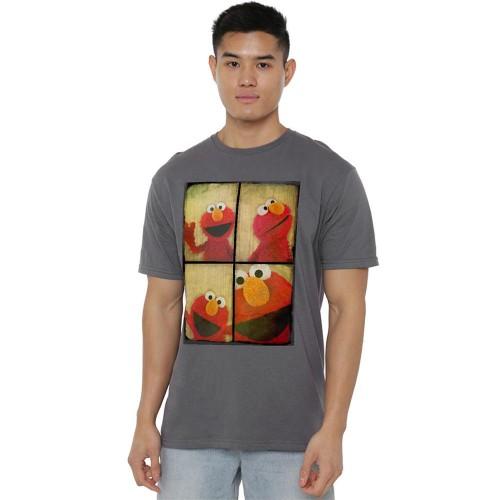 Sesame Street Unisex Adult Elmo Photobooth T-Shirt