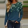 Long Sleeve Shirts For Women Cute Print Graphic Tees Blouses Casual Plus Size Basic Tops Pullover
