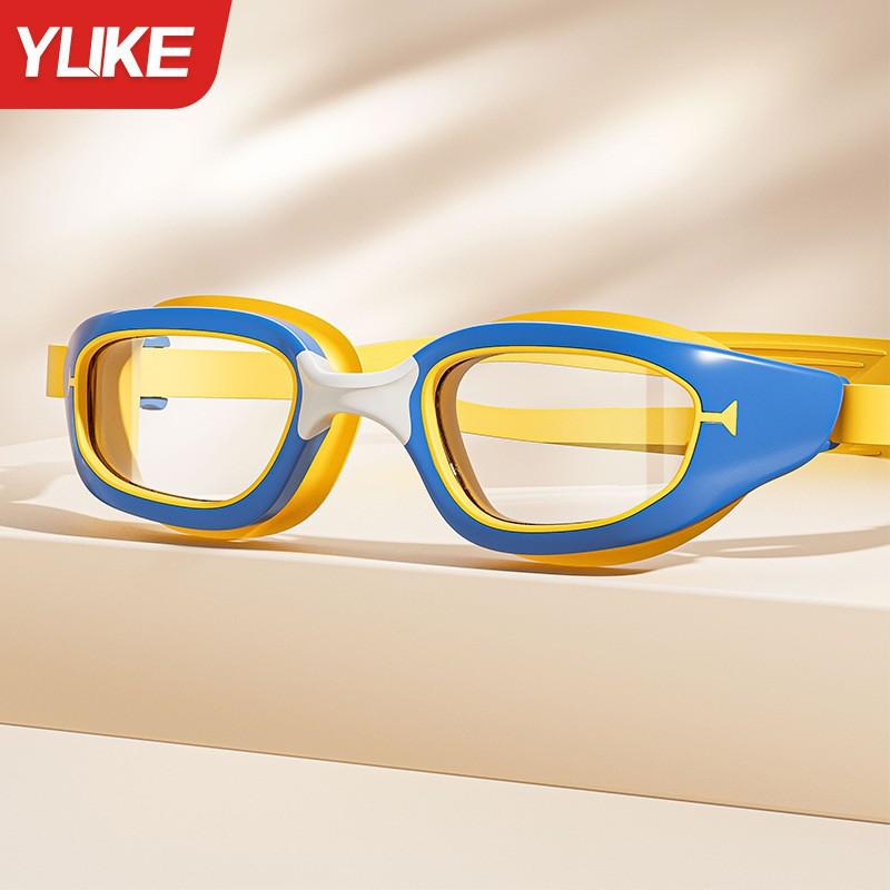 Children s Swimming Goggles Waterproof Anti-fog HD Glasses Boys Girls Professional Small Frame Cap Sets Equipment