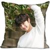 Song Kang Pillowcase Bedroom Home Decorative Gift Pillow Cover Square Zipper Pillow Cases Satin Soft Fabric 0209