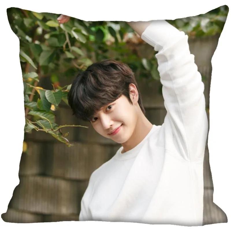 Song Kang Pillowcase Bedroom Home Decorative Gift Pillow Cover Square Zipper Pillow Cases Satin Soft Fabric 0209
