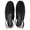 Zara Fashionable Round Toe Woven Backless Flat Casual Shoes Women Shoes Black 13518510800