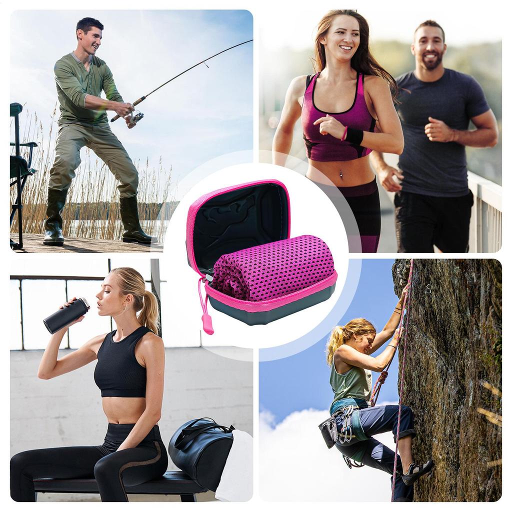 Cool Towel 12x31 Inch Breathable Instant Quick Drying Cool Towels For Extreme Heat For Men Women Runners Gym Workout Home