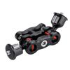 Multi Function Dual Ball Head Hot Shoe Magic Arm Mount Adapter Camera Accessory