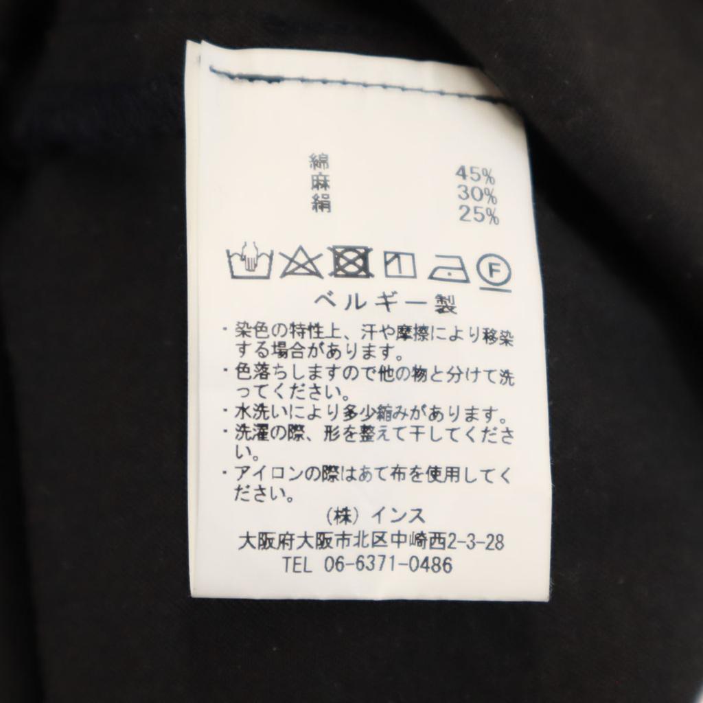 BASISBROEK Belgian linen blend Long sleeve pullover Wear 2 unisex Men's Used