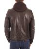 Pánská kožená bunda AL KHALID z pravé jehněčí kůže, hnědá, stylová, na motorku