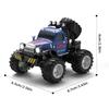 Desktop Mini Rc Car 1/64 Alloy Diecast With Trailer Remote Control Pick-up Trucks Cars For Boys Electric Truck For Kid Gift