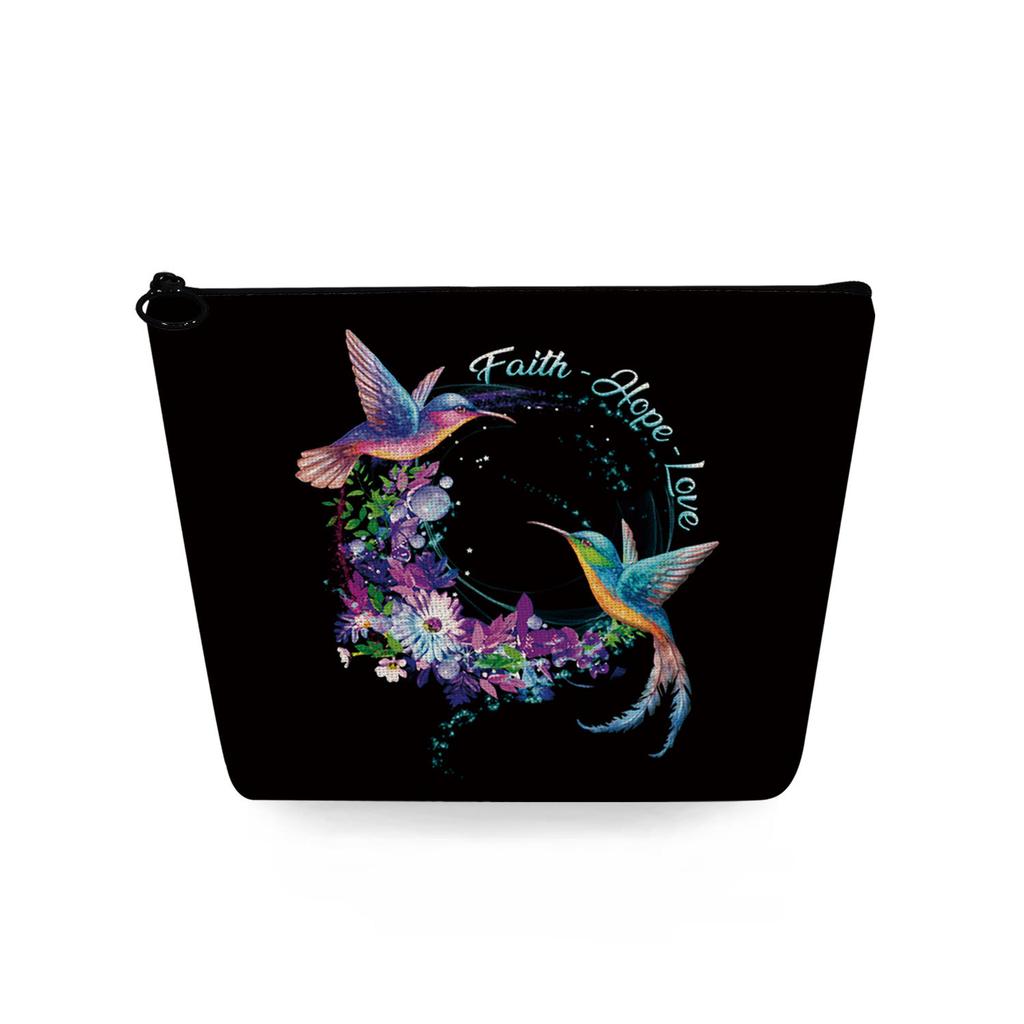 Women Butterfly Print Cosmetic Bag Toiletries Organize Travel Storage Case 6722