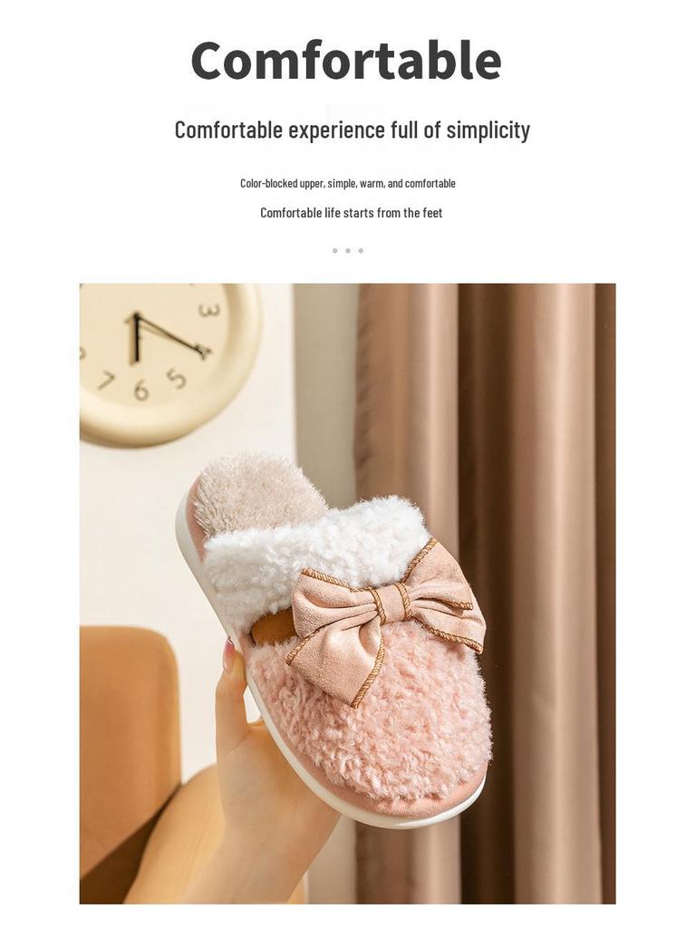 Damen- & Herren Niedliche Gemütliche Baumwollpantoffeln - Warm, Dicke Weiche Sohlen für den Heimgebrauch