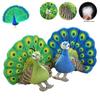 Peacock Plush Simulated Toy Soft Stuffed Animal Hug Doll Kids Birthday Gift Xmas