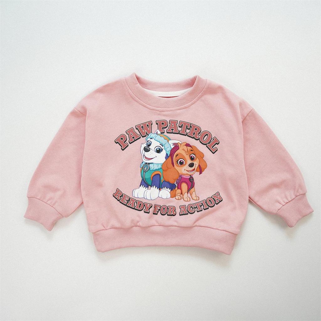 Autumn 2025 Kids Cute Cartoon Sweatshirt: Long-Sleeved Baby Top for Boys and Girls