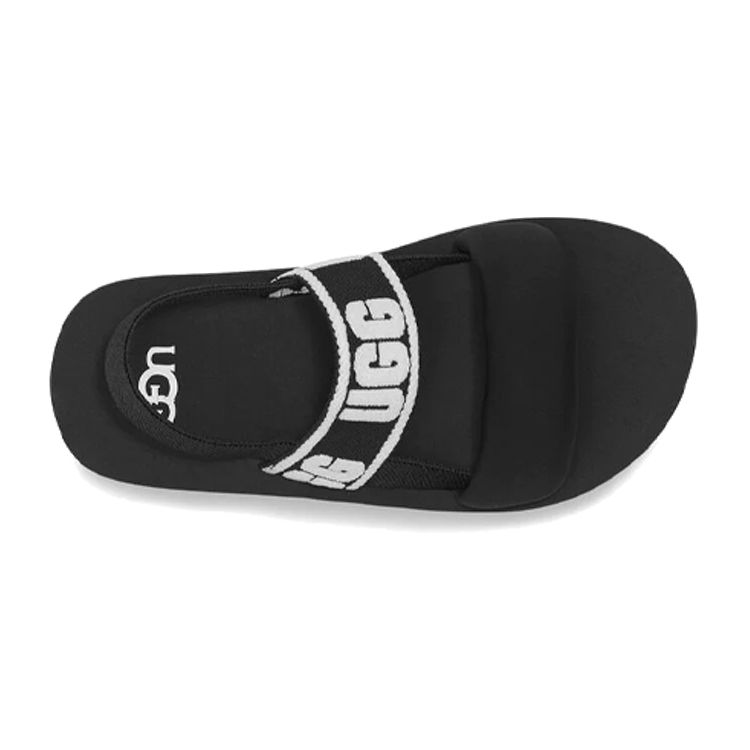 UGG Zuma Sling Slide Black White (Kids) Kids Sneakers 1112973K-BLK