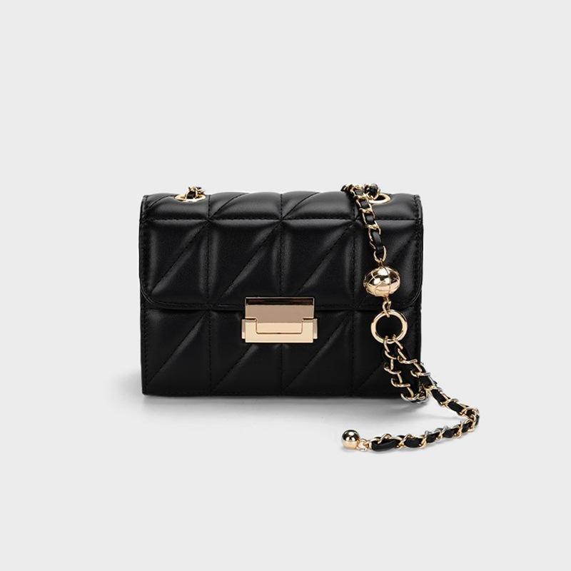 Bag Fashion Women'S Bag Crossbody Bag Light Luxury Niche Premium Sense Rhombus Chain Bag Luggage