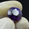 Natural Purple Tanzanite Loose Gemstone Round Cut 9.55 ct for Jewelry Making and Gem Collections