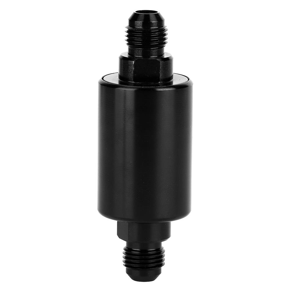 Aluminum Alloy AN6 In Line Fuel Filter Universal Auto Car Modification Accessory