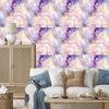 Ink Wallpaper White and Purple for Living Room and Bedroom 50x1000