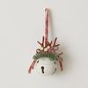 Green Christmas Chime Bell Red Pine Cone Bell Pendant  Home Door Decorations